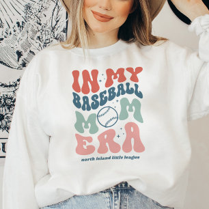 Anpassningsbar Retro "in my Baseball Mamma Era" T Shirt