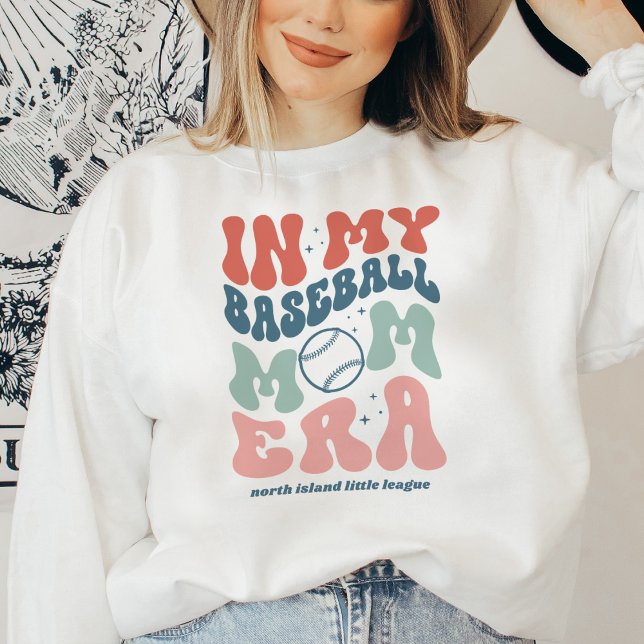 Anpassningsbar Retro "in my Baseball Mamma Era" T Shirt (Skapare uppladdad)