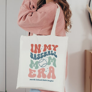 Anpassningsbar Retro "in my Baseball Mamma Era" Tygkasse