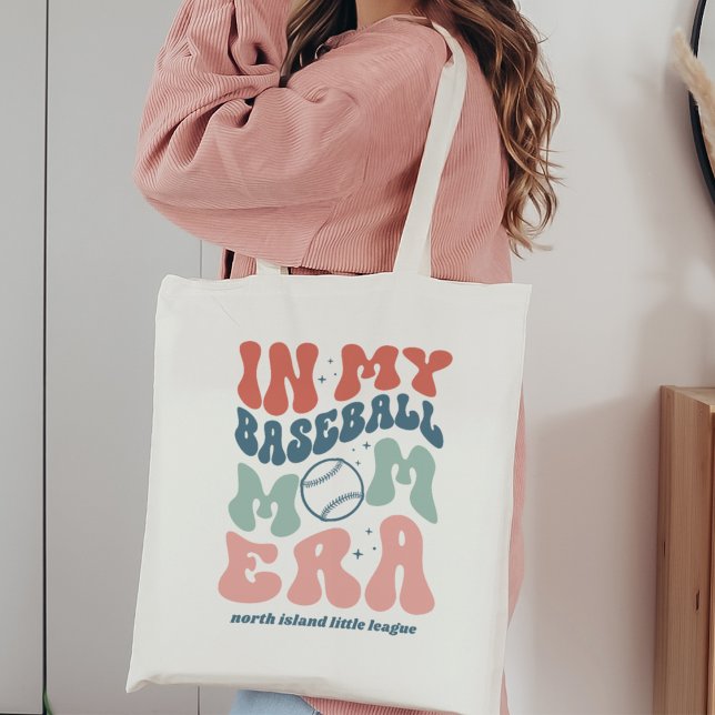 Anpassningsbar Retro "in my Baseball Mamma Era" Tygkasse (Skapare uppladdad)