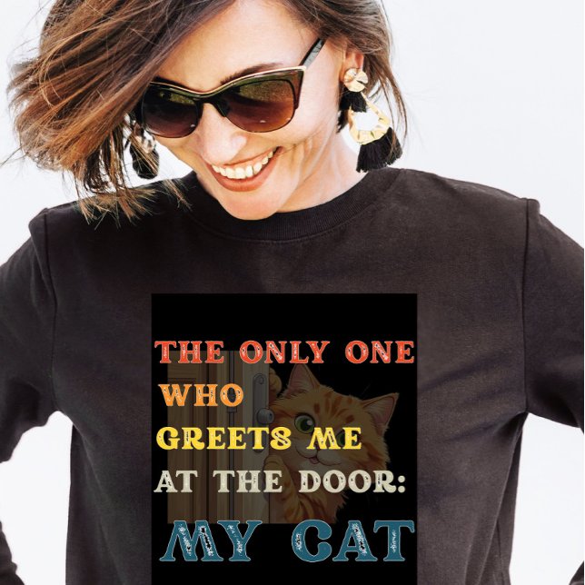 Anpassningsbar Retro Pet Life Cat Kärlek T Shirt (Skapare uppladdad)