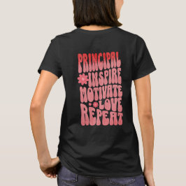 Anpassningsbar Retro Principal Inspire Motivate Kä T Shirt