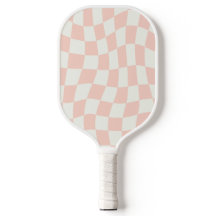 Anpassningsbar Retro Rosa Checkered Pickleball Pad