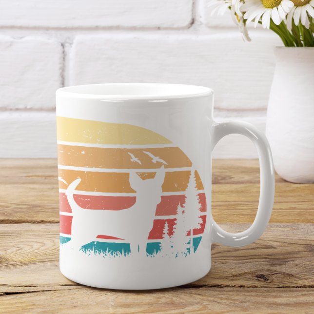 Anpassningsbar Retro Styled Chihuahua Hund älskare Kaffemugg (Skapare uppladdad)