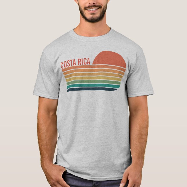 Anpassningsbar Retro Sunset South America City Lan T Shirt (Framsida)