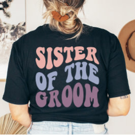 Anpassningsbar Retro-syster på Bröllopsfesten Groo T Shirt