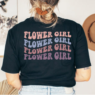 Anpassningsbar Retro syster till Bride Bröllopsfes T Shirt