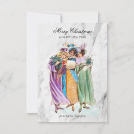 Anpassningsbar Retro Vintage jul Party Dam