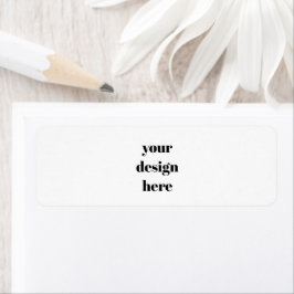 Anpassningsbar Returadress Etikett