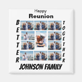 Anpassningsbar Reunion 11 Photo Collage Magnet