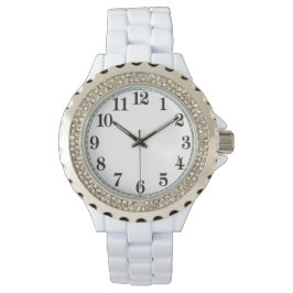 Anpassningsbar Rhinestone Watch for Women Armbandsur