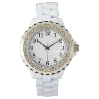Anpassningsbar Rhinestone Watch for Women Armbandsur