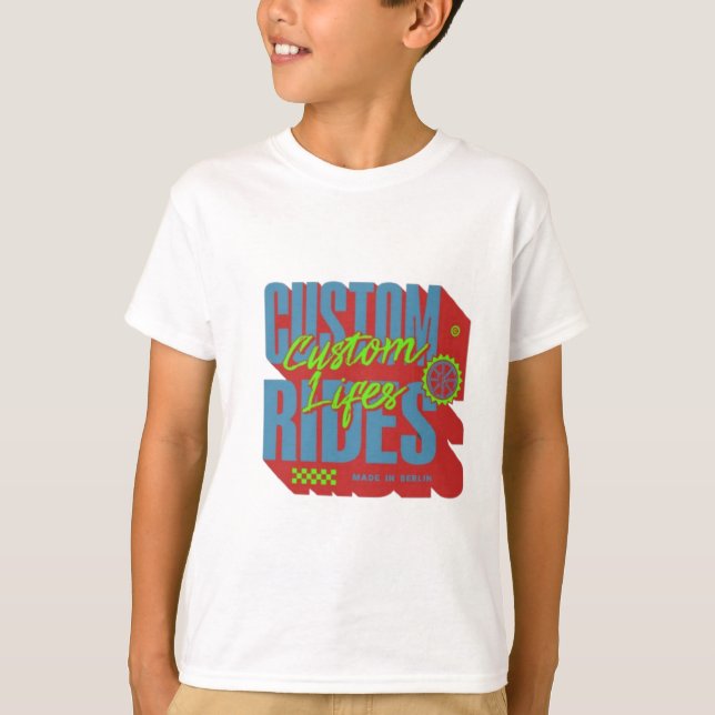 Anpassningsbar Rides, Anpassningsbar Lives T-shirt (Framsida)