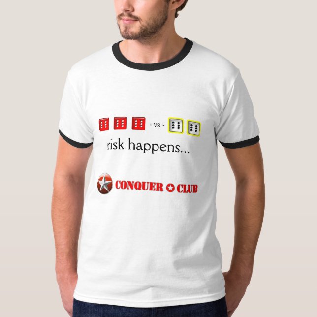 Anpassningsbar riskerar händer… t-shirt (Framsida)