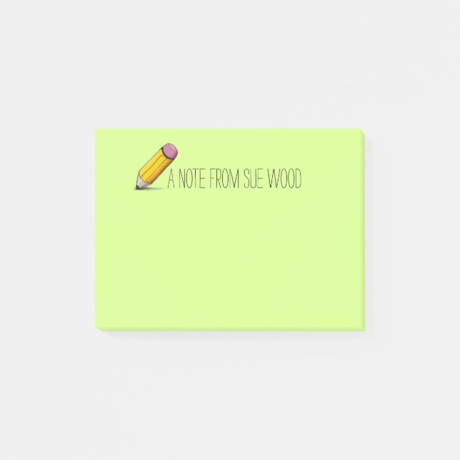 Anpassningsbar ritar grafiskt Postar-it® noterar Post-it Block (Framsida)