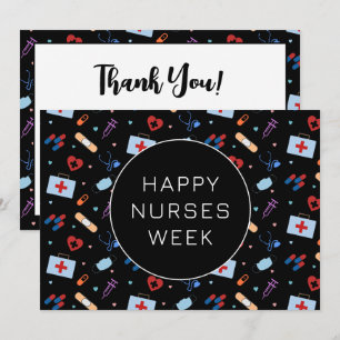 Anpassningsbar RN Nurses Week Doktor Medical Mön Tack Kort