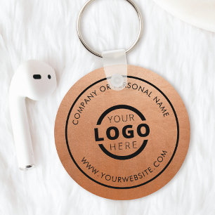 Anpassningsbar Ro Guld, Logotyp för säljfrämjande Nyckelring