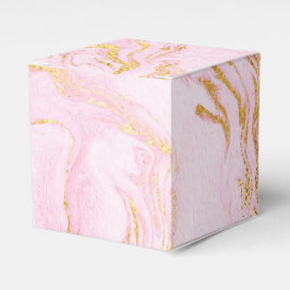Anpassningsbar Ro Guld Rosa Marble White Gift Presentaskar