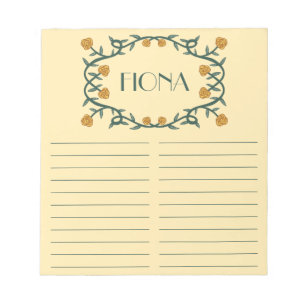 ANPASSNINGSBAR Ro Wand Livsmedel Shopping To Do-li Anteckningsblock