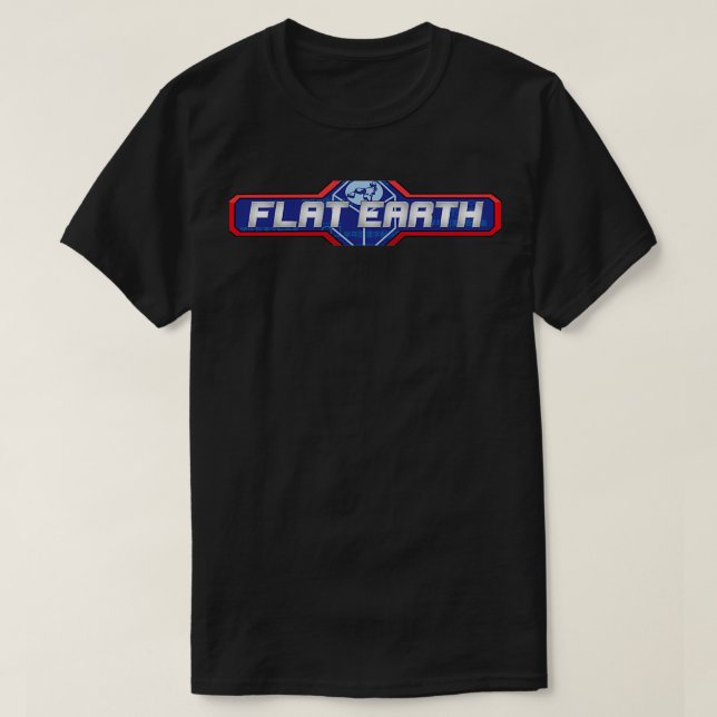 Anpassningsbar Robo Flat Earth 2 T Shirt (Design framsida)