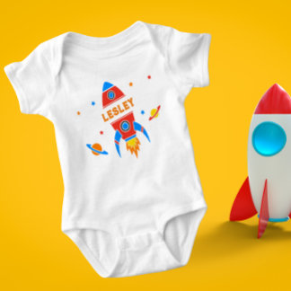 Anpassningsbar Rocket Baby Bodydress T Shirt
