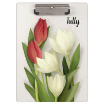 Anpassningsbar Röd och vit Blommigt