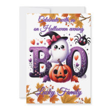 Anpassningsbar rolig Halloween-kort