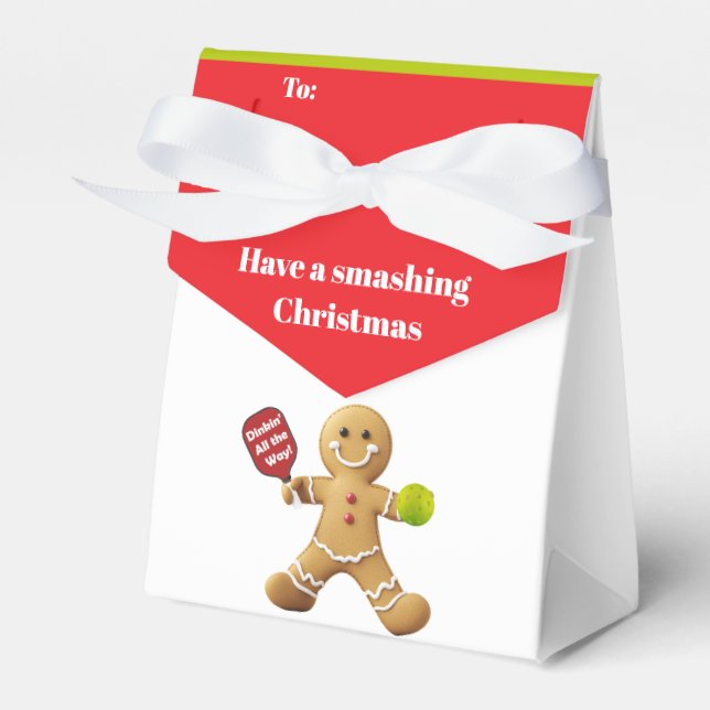 Anpassningsbar Roligt för Pickleball-bröd Presentaskar (Framsidan Sidan)