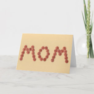 Anpassningsbar Roligt i cute-Mors dag Kort