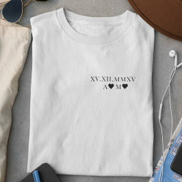 Anpassningsbar - romersk årsdag t shirt