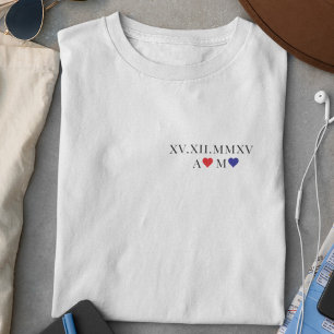 Anpassningsbar - romersk årsdag t shirt