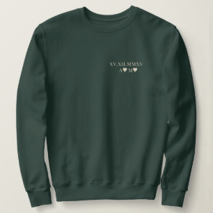 Anpassningsbar Romersk Grönt för årsdag T Shirt