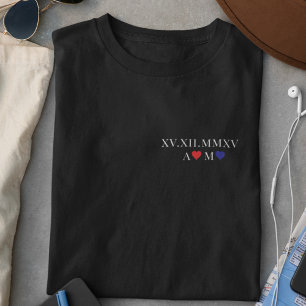 Anpassningsbar - romerskt årsjubileum, svart t shirt