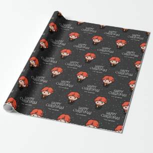 Anpassningsbar Ron Weasley Tecknad   Lycklig jul Presentpapper