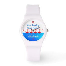 Anpassningsbar Roring Klubb Crew Team Member Armbandsur