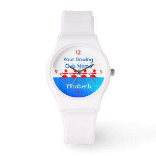 Anpassningsbar Roring Klubb Crew Team Member Armbandsur