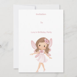Anpassningsbar Rosa Äng Invitation Inbjudningar