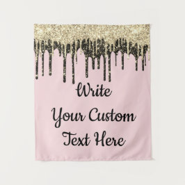 Anpassningsbar Rosa Black Ani Photo Booth BackDrop