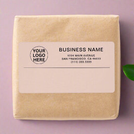 Anpassningsbar  Rosa Business Logotyp Shipping Fraktsedel