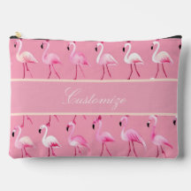 Anpassningsbar Rosa Flamingo Paradise Watercolor M