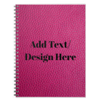 Anpassningsbar Rosa Leather Lägg till text/design