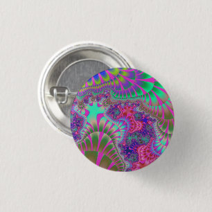Anpassningsbar Rosa Lila Melt Small Button Knapp