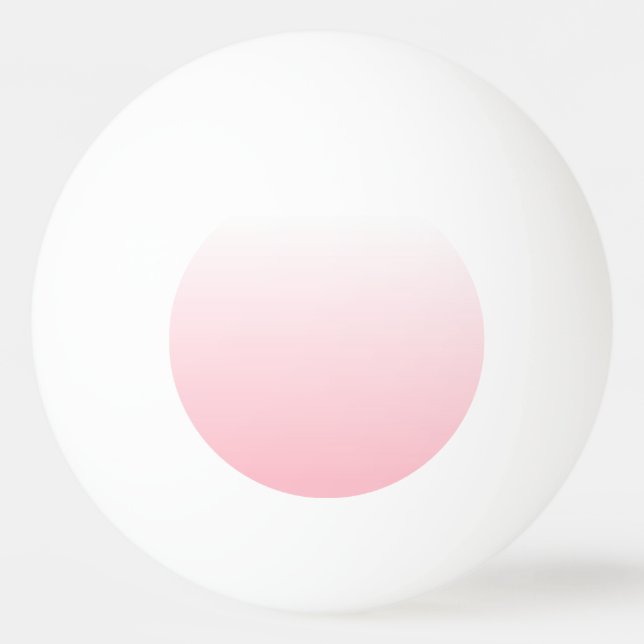 Anpassningsbar Rosa Ombre Pingisboll (Baksidan)