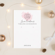 Anpassningsbar Rosa Push Nugget Earrings Visning