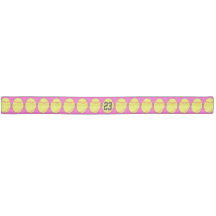 Anpassningsbar Rosa Softball Hair Ties