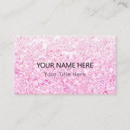 Anpassningsbar Rosa Struktur Affärskort Visitkort