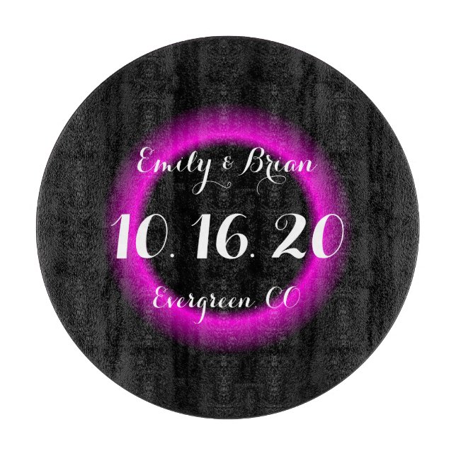 Anpassningsbar, rosa, svart bröllop (Framsidan)