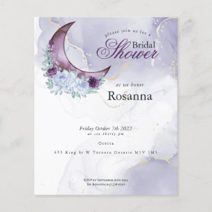 Anpassningsbar Rosanna- Rustic Crescent Måne Lila