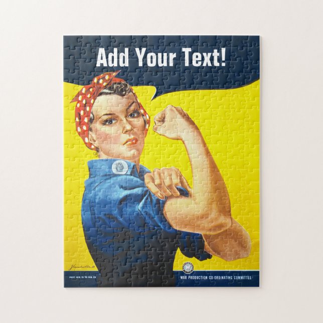 Anpassningsbar: Rosie the Riveter, "Vi kan göra de Pussel (Vertikal)