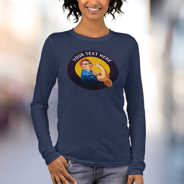 Anpassningsbar Rosie Vintagen Riveter T Shirt (Rosie the Riveter Shirt)